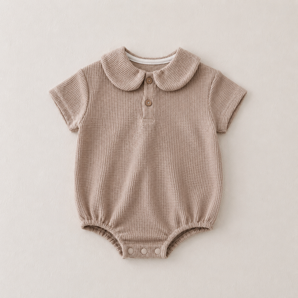 Waffle Knit Romper