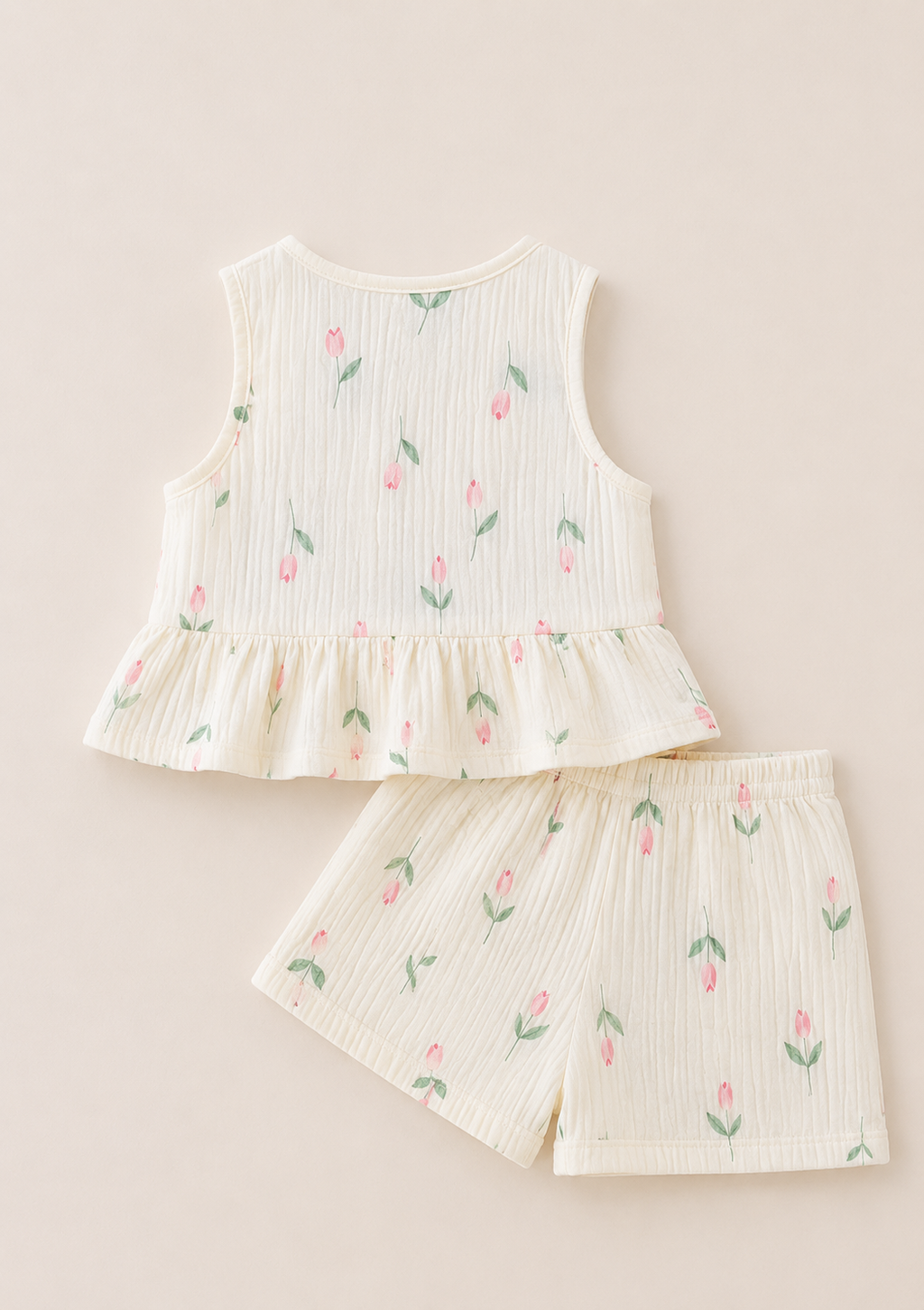 Pink Tulip Tie-Front Set