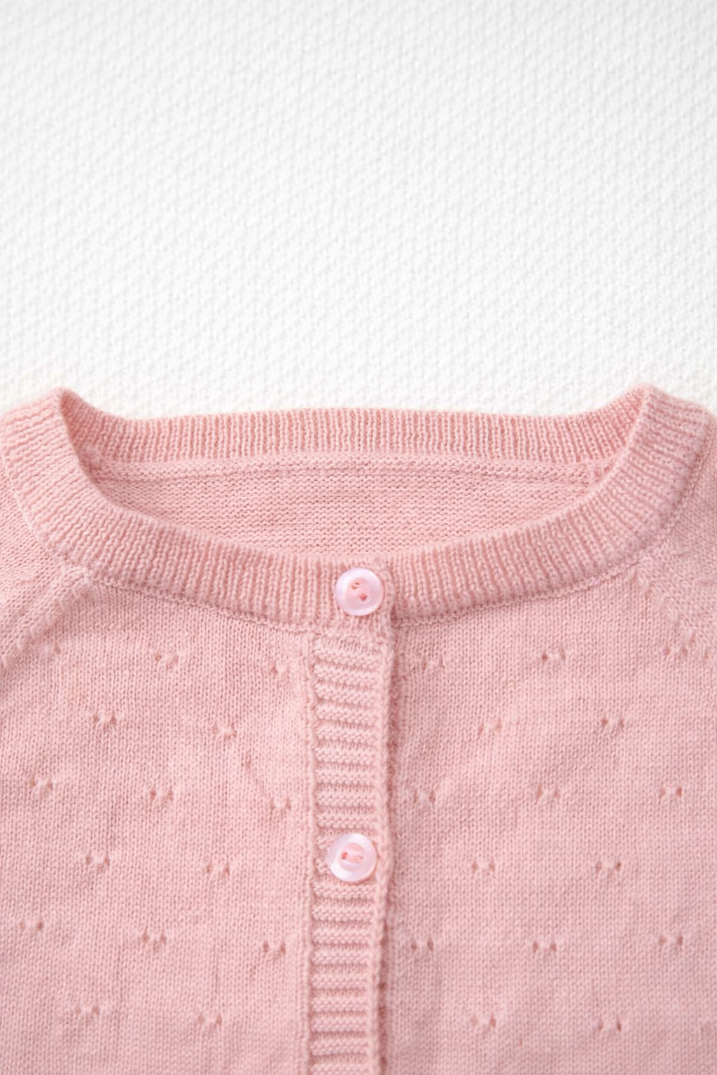 Blush Pink Knit Cardigan
