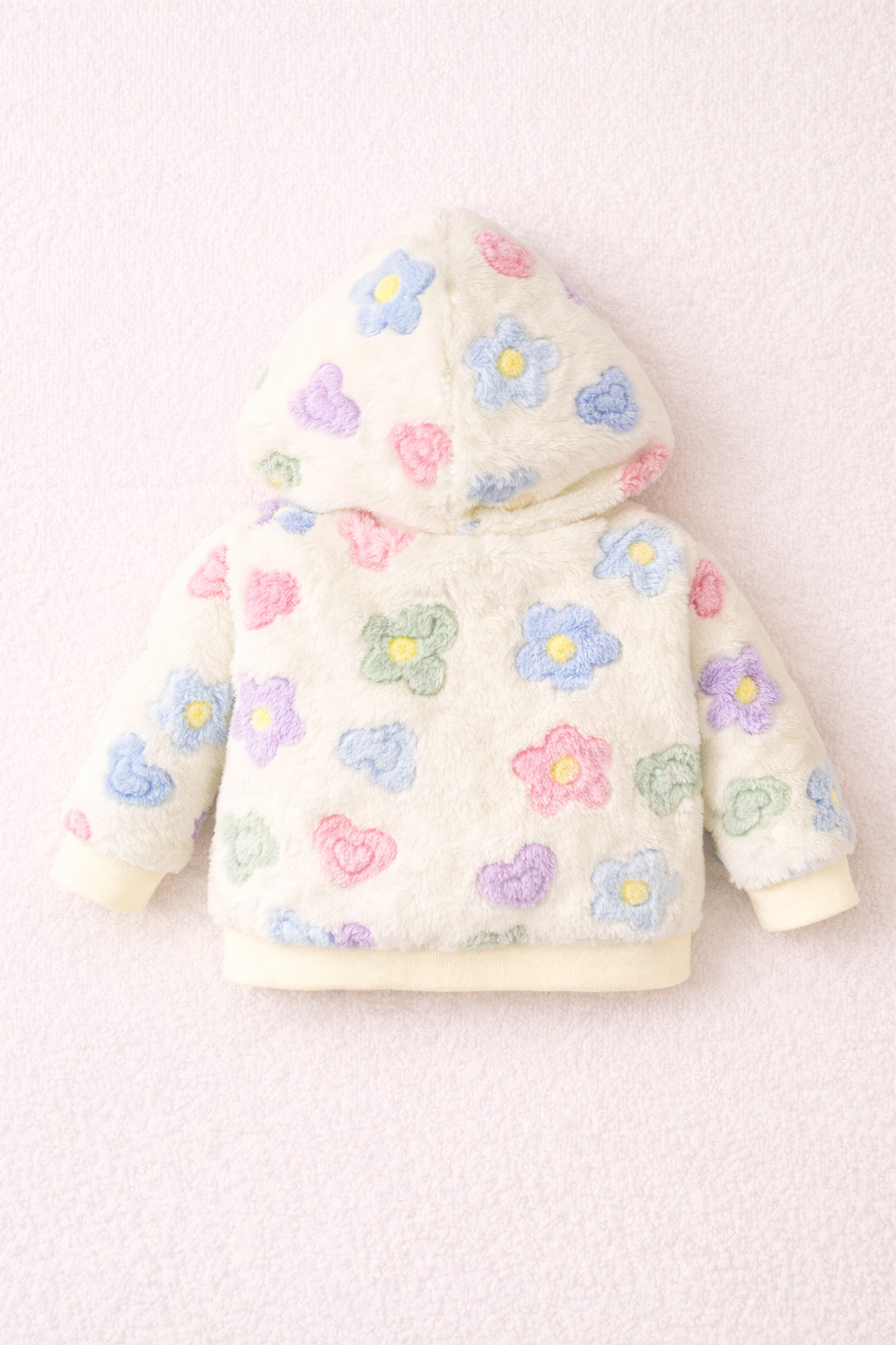 Floral Fleece Hoodie