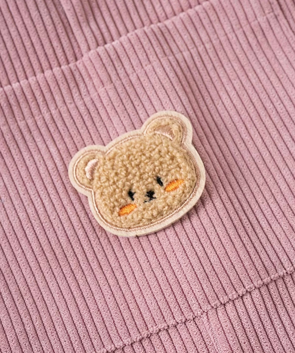 Corduroy Pink Dungarees (Pack of 2)
