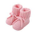 Hand-Knitted Baby Booties – Soft Cotton Newborn Shoes