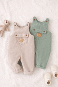 Corduroy Teddy Bear Dungarees (Pack of 2)