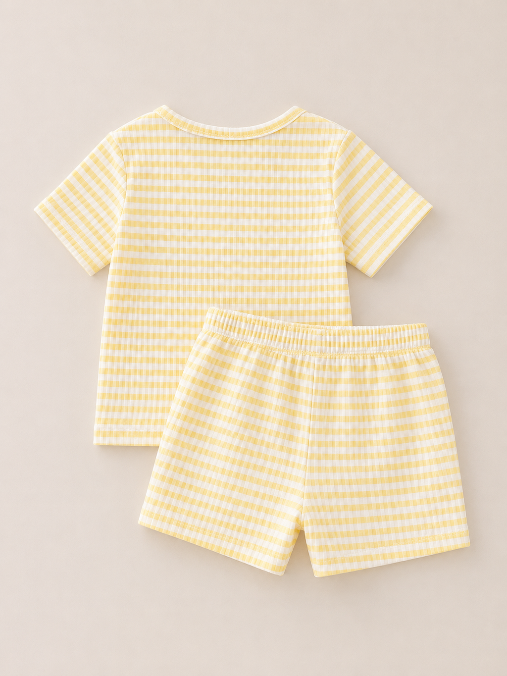 Yellow Stripe Daisy Co-Ord Set