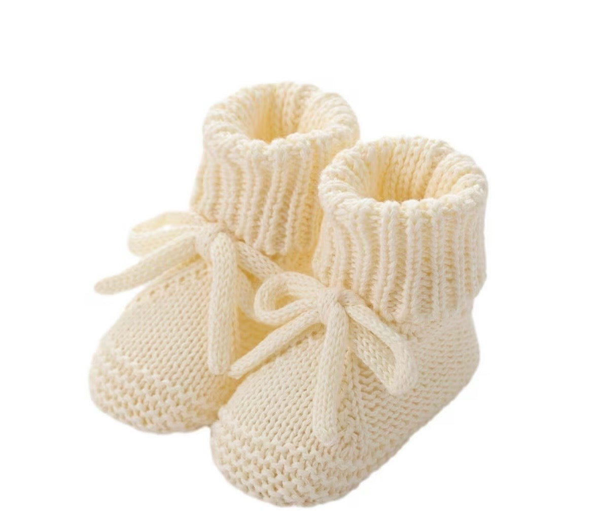 Classic Knit Baby Booties