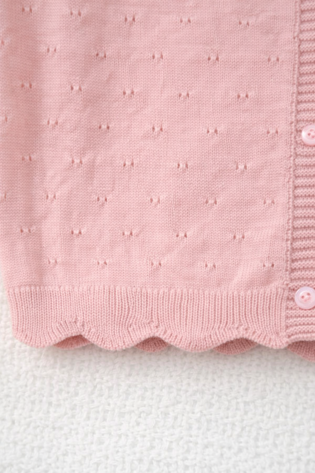 Blush Pink Knit Cardigan