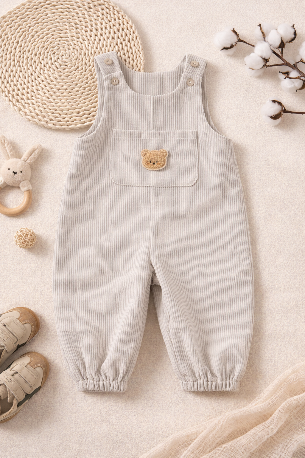 Little Bear Corduroy Dungarees