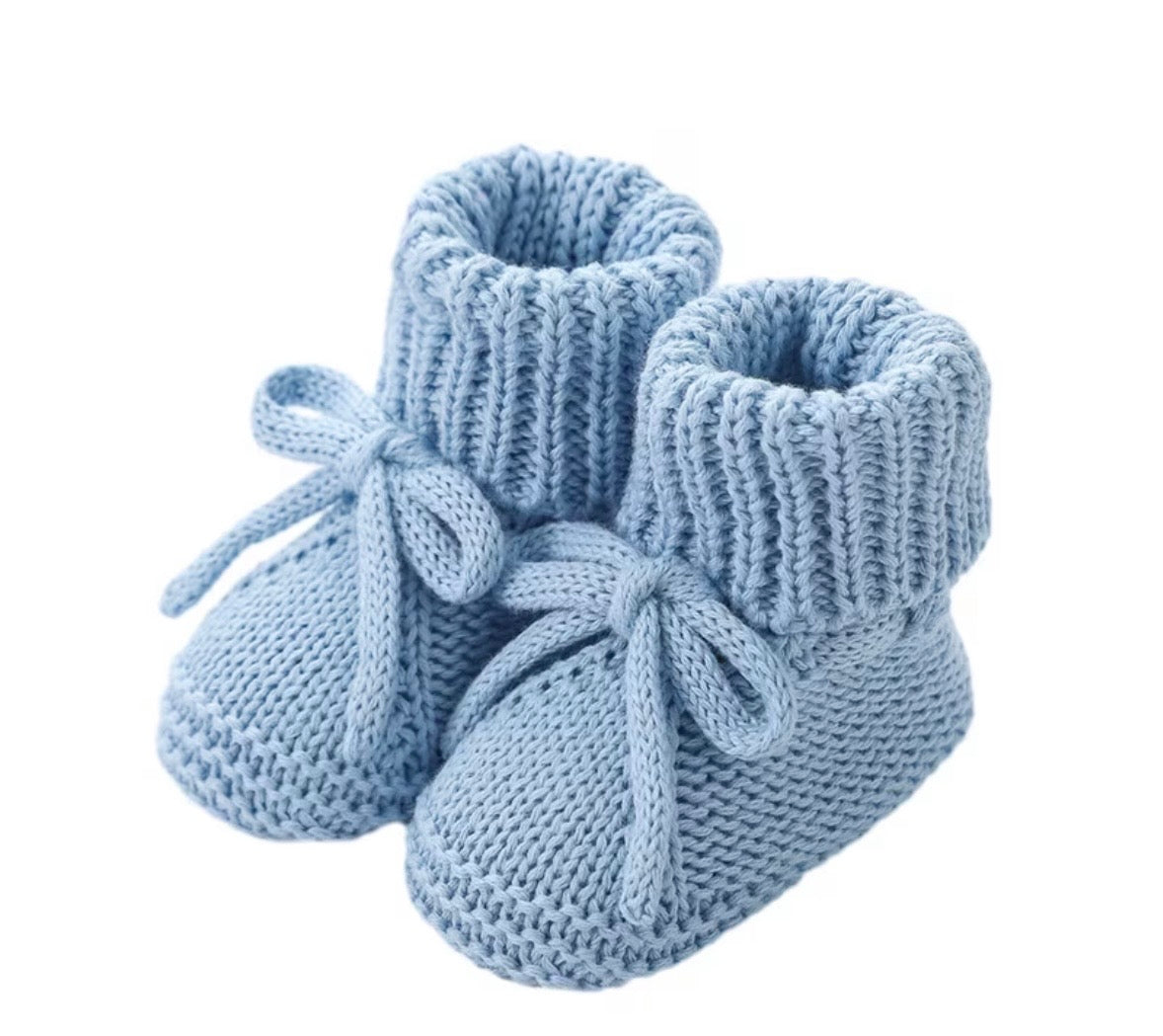 Classic Knit Baby Booties