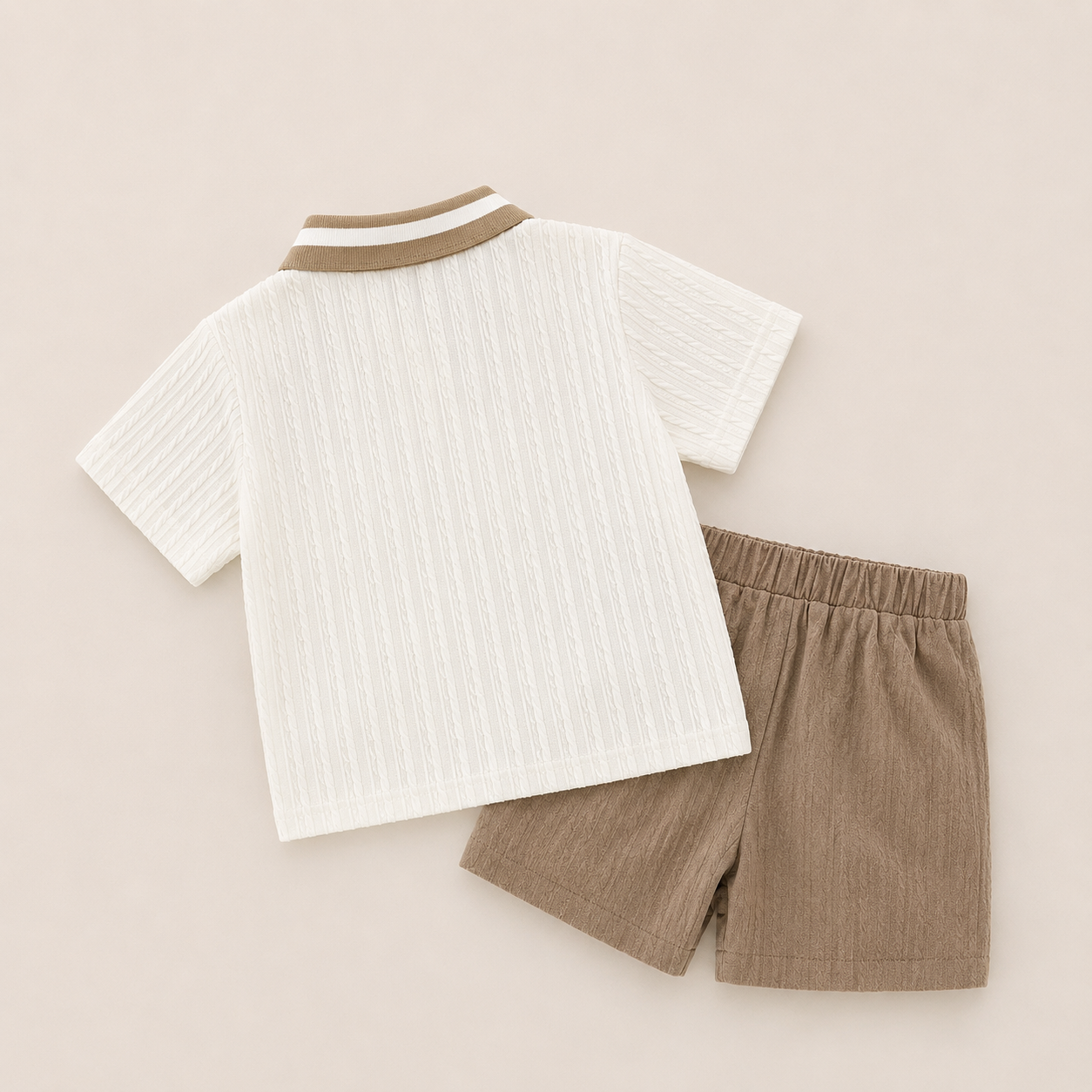 Bear Polo Shirt & Shorts Set