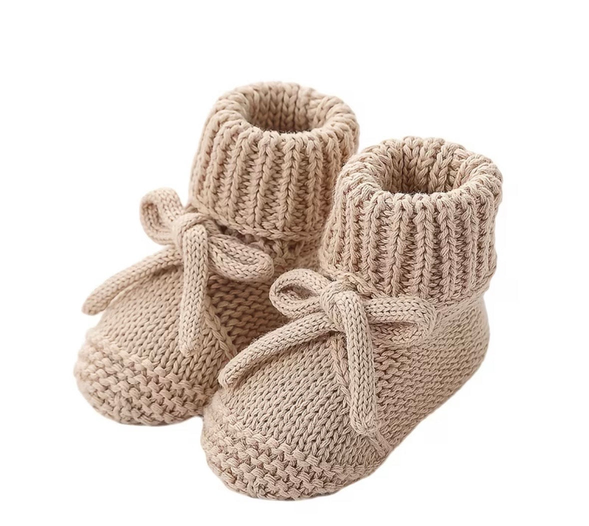 Classic Knit Baby Booties