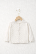 Classic Ivory Knit Cardigan