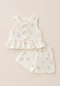 Pink Tulip Tie-Front Set